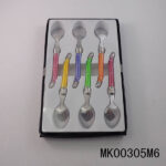 6Pcs Spoon Wiht Abs Handle