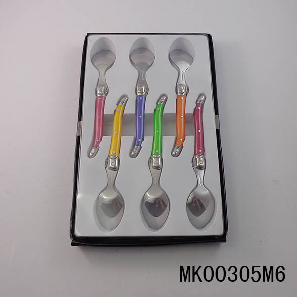 MK00305M6 6Pcs Spoon Wiht Abs Handle
