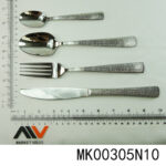 4Pcs S/S Cutlery Set In Plastic Box（Camping Set)