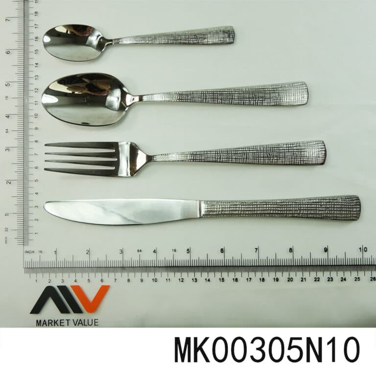 4Pcs S/S Cutlery Set In Plastic Box（Camping Set)