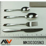 4Pcs S/S Cutlery Set In Plastic Box （Camping Set)