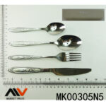 4Pcs S/S Cutlery Set In Plastic Box（Camping Set)