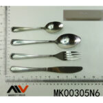 4Pcs S/S Cutlery Set In Plastic Box（Camping Set)