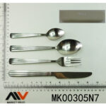 4Pcs S/S Camping Cutlery Set In Plastic Box