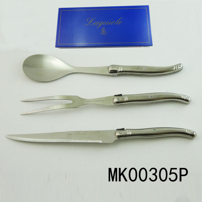 3Pcs S/S Sever Cutlery Set In Color Box