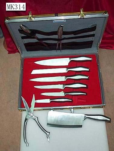 MK00314 10Pcs S/S Knife Set