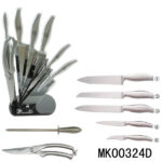 8Pcs Kitchen Knife Acryl Stand