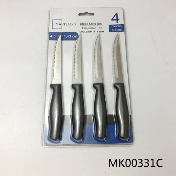 Sets Of 4Pcs Steak Knife With Pp Handle