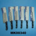 Knife Black Handle 6 Astd.