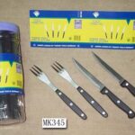 12Pcs Abs Handle Forks&12Pcs Abs Handle Knife In Pvc Box