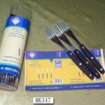 12Pcs Pp Handle Forks In Pvc Box