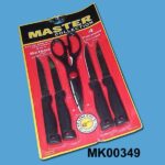 4Pcs Steak Knife & 9120 Scissors B/C