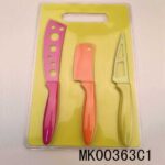 4Pcs Painting Knife Wiht Pp Handle+Cutting Board