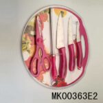 6Pcs Knife And Scissor Set