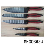 5Pcs Non Stick  Knife Set Grip Handle