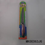 8" Non Stick Meat Knife Grip  Wave Blade Handle