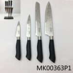 4Pcs S/S Knife Set With Water Wave Blade