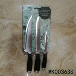 3Pcs S/S Knife Set Pp Handle D/B