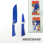 Santoku Knife W/Cover+Paring Knife With Nonstick Coating