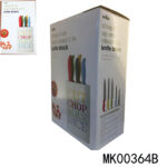 5Pcs Pp+Tpr Handle S/S Knife Set+Knife Block