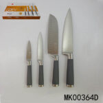 4Pcs S/S Knife Set Hollow Handle