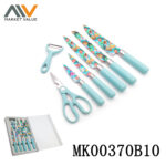 7 Piece Kitchen Knifves With Pp Handle