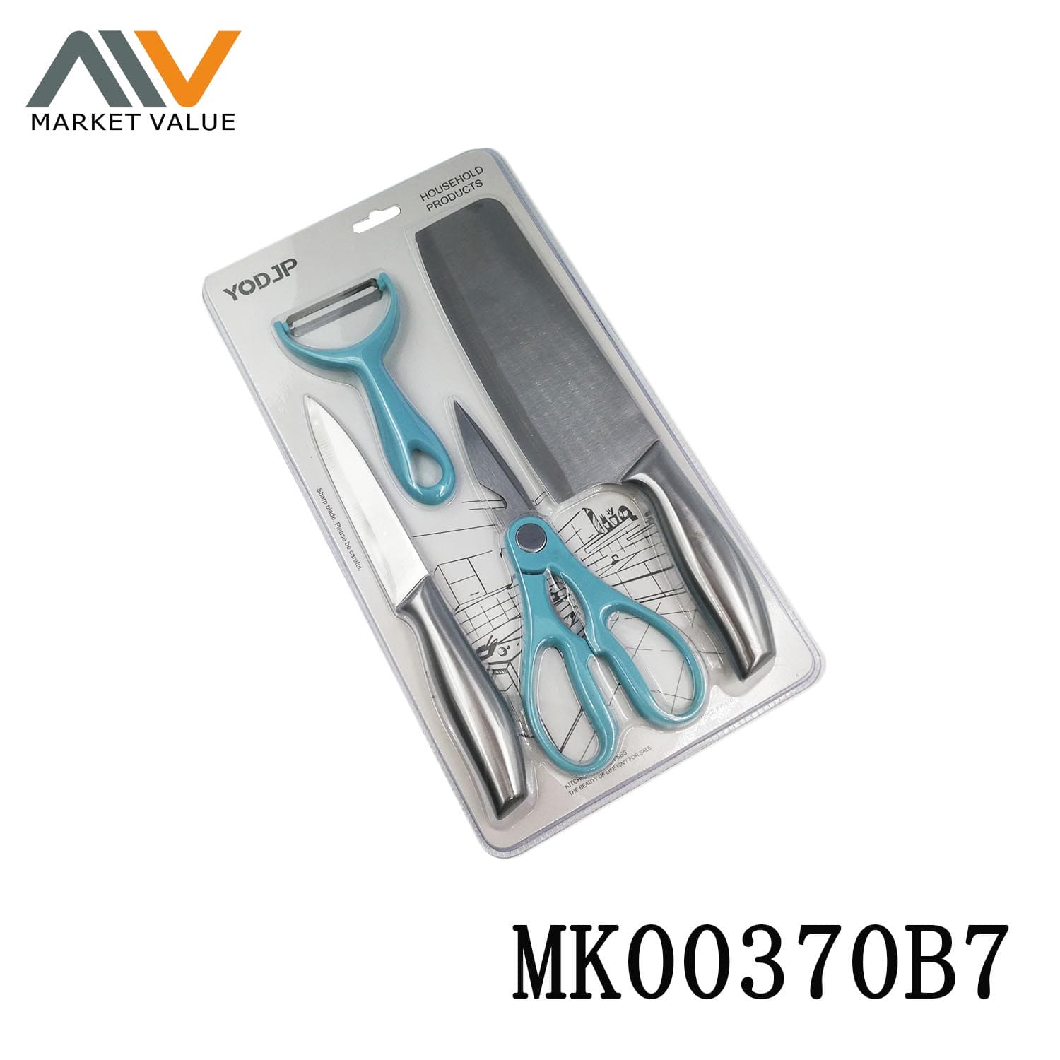 MK00370B7 4 Piece Kitchen Knife Set