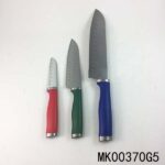 3Pcs Santoku Knives In Box