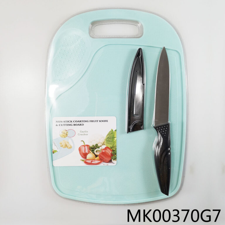 Plastic Cutting Board+5In Utility Knife D/B