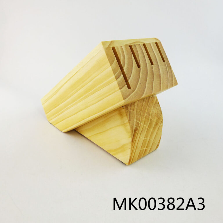 4Pcs Knife Block Pine Wooden
