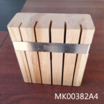 5Pcs Knife Block Pine Wooden