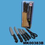 6Pcs Knife Set In Pvc Box