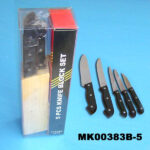 5Pcs Knife Set In Pvc Box
