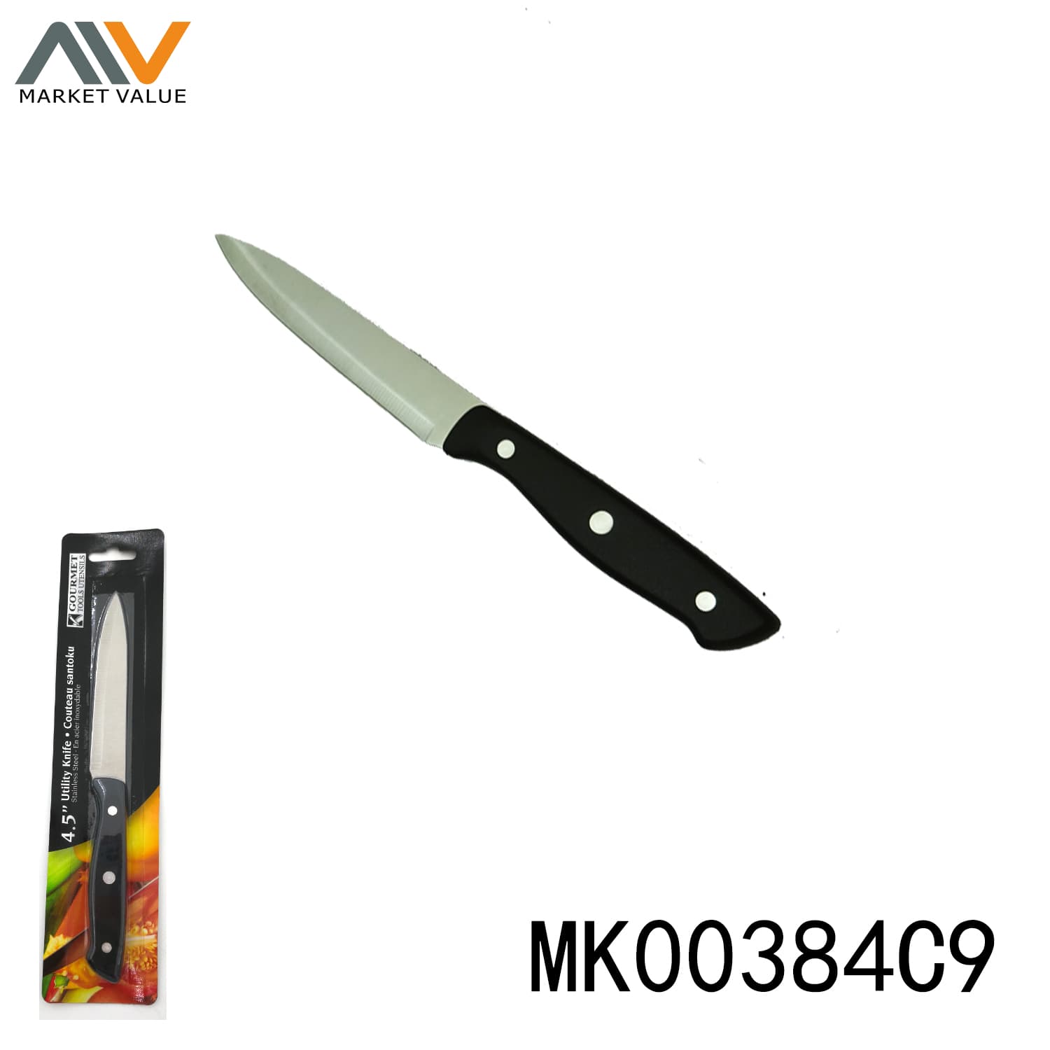 MK00384C9 4.5" Kitchen Utility Knife With Pp Handle