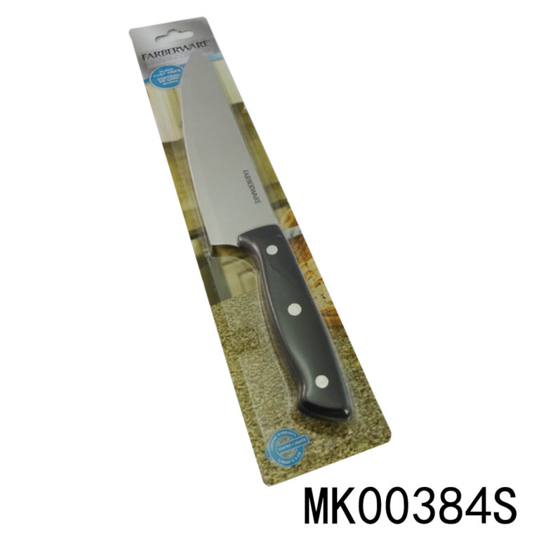 8" Stainless Steel Chef Knife With Plastic Handle