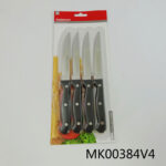 4Pcs Steak Knife With Pp Handle，B/C