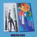 Poultry & Knife & Forks In Colour Box