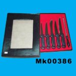 5Pcs Knife & Sharpener In Box