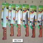 Knife Wooden Handle Pvc + Card