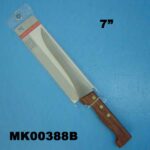 7" Bone Knife W/ Wooden Handle T/C