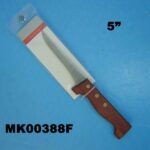 5" Bone Knife W/ Wooden Handle T/C
