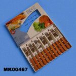 12Pcs Wooden Knife & Fork In Window Box