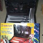 16Pcs Bekalite Handle Knife Set In Case