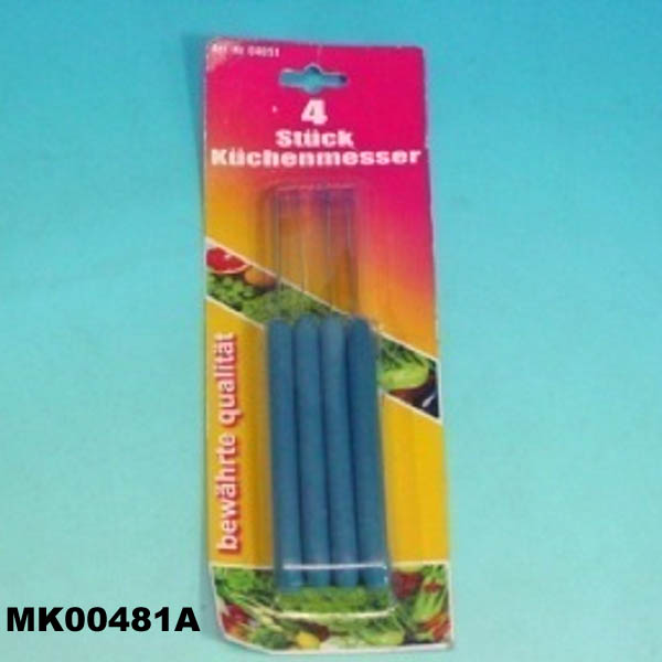 MK00481A 4 Pc Kitchen Knife B/C