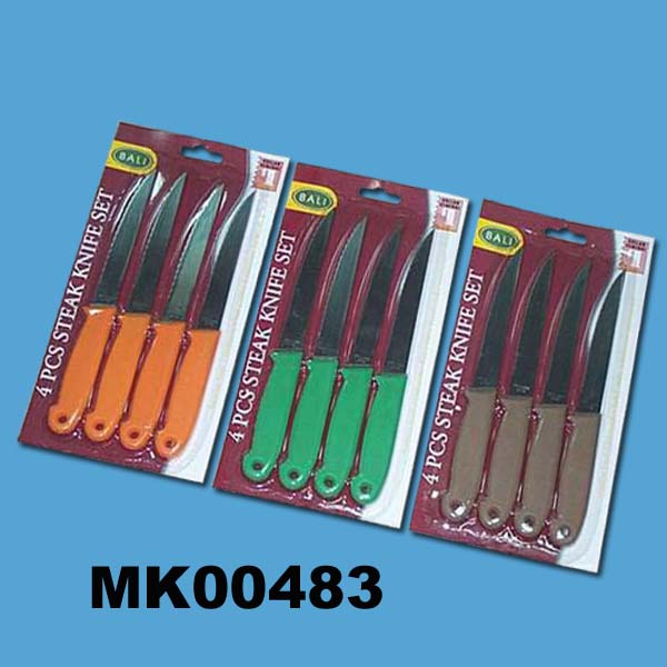 MK00483 Fruit Knife 4Pcs B/C