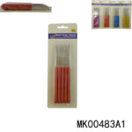 5Pcs Plastic Handle S/S Fruit Knife