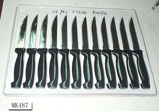 MK00487 12Pcs Steak Knife Set B/C