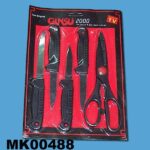 4Pcs Knife + Scissors B/C