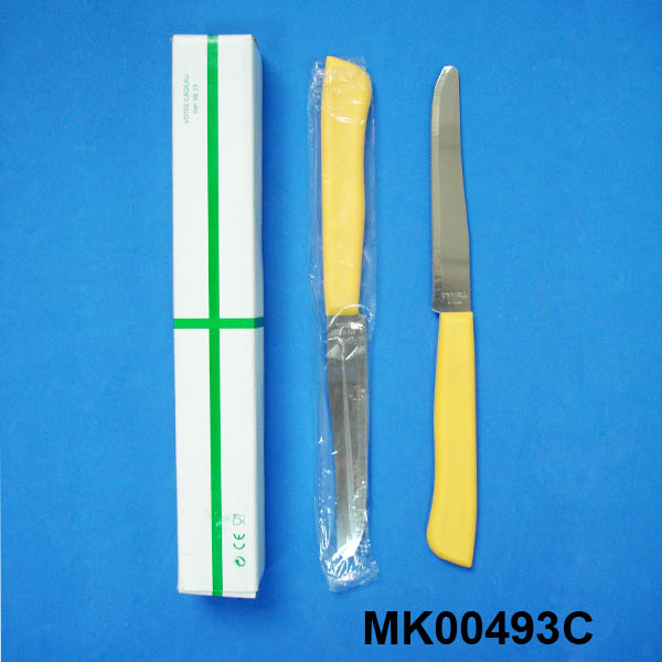MK00493C 6Pcs S.S. Steak Knife,In Collor Box