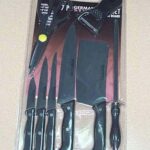 9Pcs Cutting Board Knife Set D/B